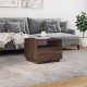 Sonata H Маса за кафе с LED осветление, кафяв дъб, 50x49x40 см