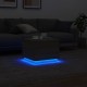 Sonata H Маса за кафе с LED осветление, сонома дъб, 50x50x40 см