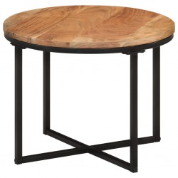 Sonata H Маса за кафе 45x45x35 см акация масив и желязо - Măsuțe de living