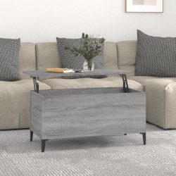 Sonata H Кафе маса, сив сонома, 90x44,5x45 см, инженерно дърво - Măsuțe de living