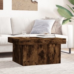 Sonata H Кафе маса, опушен дъб, 80x55x40 см, инженерно дърво - Măsuțe de living