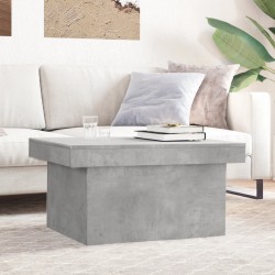 Sonata H Кафе маса, бетонно сива, 100x55x40 см, инженерно дърво - Mese