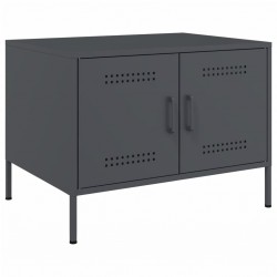 Sonata H Маса за кафе, антрацит, 68x50x50,5 см, стомана - Măsuțe de living
