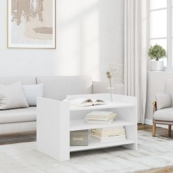 Sonata H Маса за кафе, бяла, 80x50x50 см, инженерно дърво - Măsuțe de living
