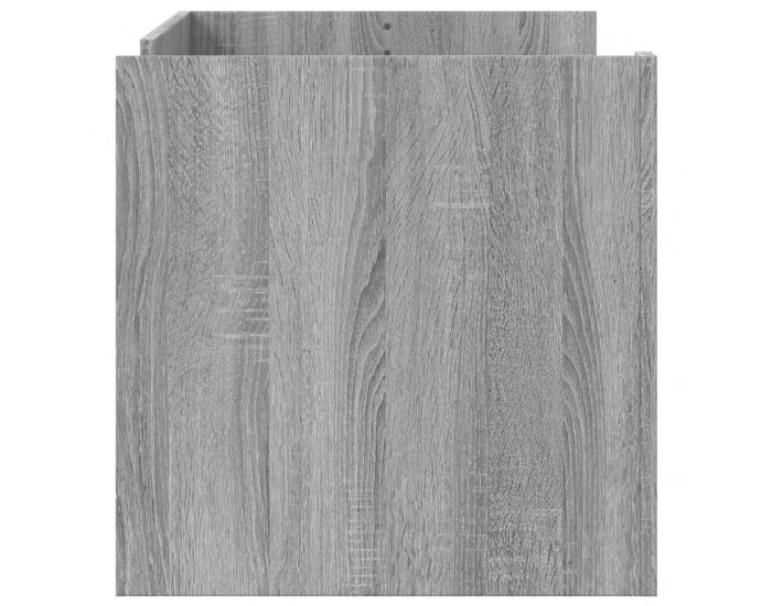 Sonata H Кафе маса, сив сонома, 100x50x50 см, инженерно дърво