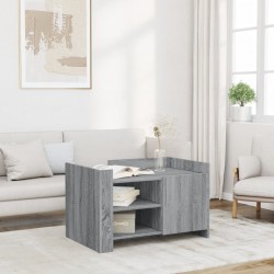 Sonata H Кафе маса, сив сонома, 80x50x50 см, инженерно дърво - Măsuțe de living