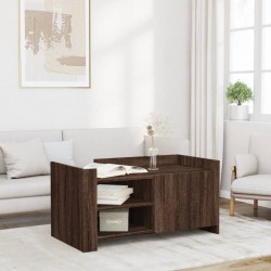 Sonata H Кафе маса, кафяв дъб, 100x50x50 см, инженерно дърво - Mese