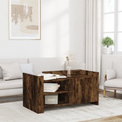 Sonata H Кафе маса, опушен дъб, 100x50x50 см, инженерно дърво - Măsuțe de living