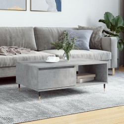 Sonata H Кафе маса, бетонно сива, 90x60x35 см, инженерно дърво - Mese
