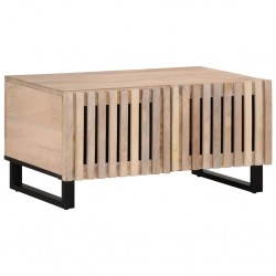 Sonata H Маса за кафе, бяла, 80x51x40 см, масивно мангово дърво - Măsuțe de living