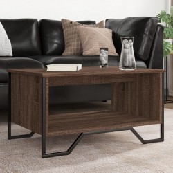 Sonata H Маса за кафе, кафяв дъб, 75x51x40 см, инженерно дърво - Măsuțe de living