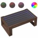 Sonata H Маса за кафе с Infinity LED, кафяв дъб, 90x53x30 см