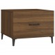 Sonata H Кафе маси с метални крака 2 бр кафяв дъб 50x50x40 см