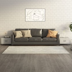 Sonata H Маса за кафе с метални крака 2 бр Бетонно сиво 50x50x40 см - Măsuțe de living
