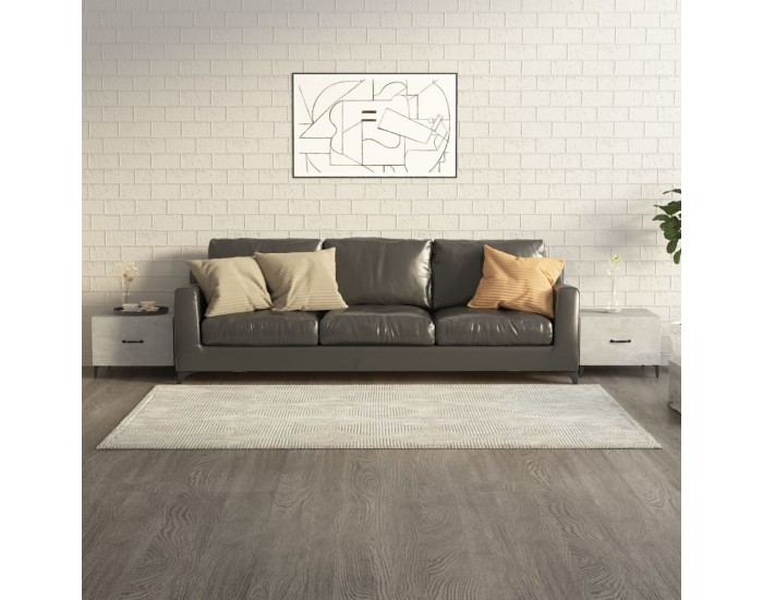 Sonata H Маса за кафе с метални крака 2 бр Бетонно сиво 50x50x40 см