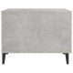 Sonata H Маса за кафе с метални крака 2 бр Бетонно сиво 50x50x40 см