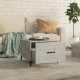 Sonata H Маса за кафе с метални крака 2 бр Бетонно сиво 50x50x40 см