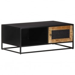Sonata H Маса за кафе, 90x50x35 см, грубо мангово дърво масив - Măsuțe de living