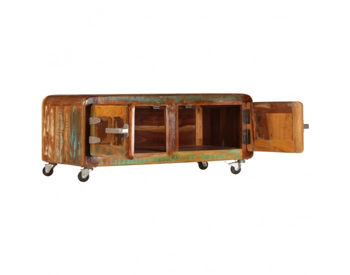 Sonata H Маса за кафе, 85x55x40 см, масивно регенерирано дърво