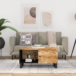 Sonata H Маса за кафе, 80x50x40 см, манго масив и инженерно дърво - Măsuțe de living