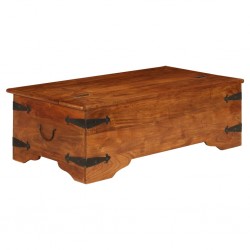 Sonata H Маса за кафе масивно акациево дърво с меден финиш 110x55x35 см - Măsuțe de living