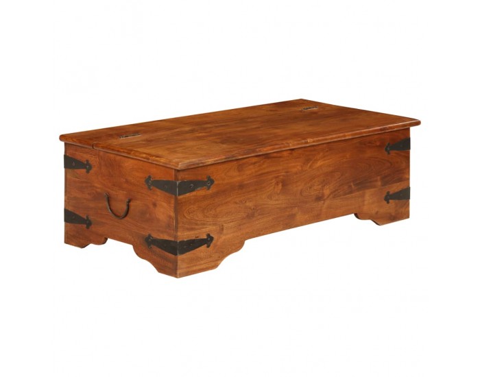 Sonata H Маса за кафе масивно акациево дърво с меден финиш 110x55x35 см