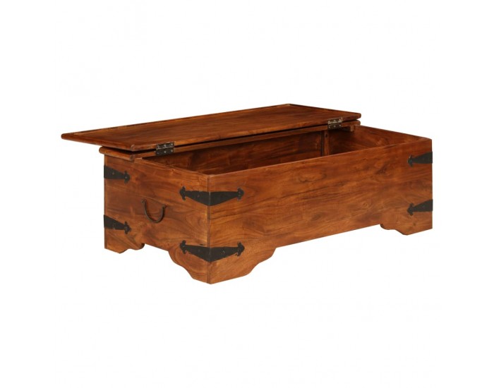 Sonata H Маса за кафе масивно акациево дърво с меден финиш 110x55x35 см