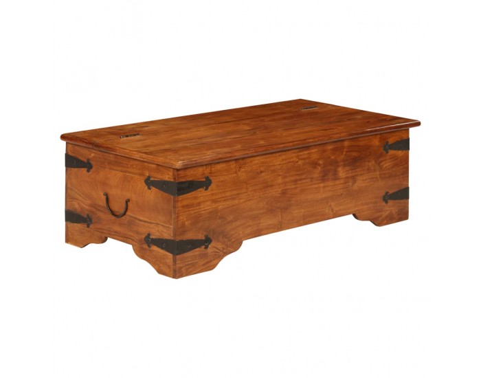 Sonata H Маса за кафе масивно акациево дърво с меден финиш 110x55x35 см
