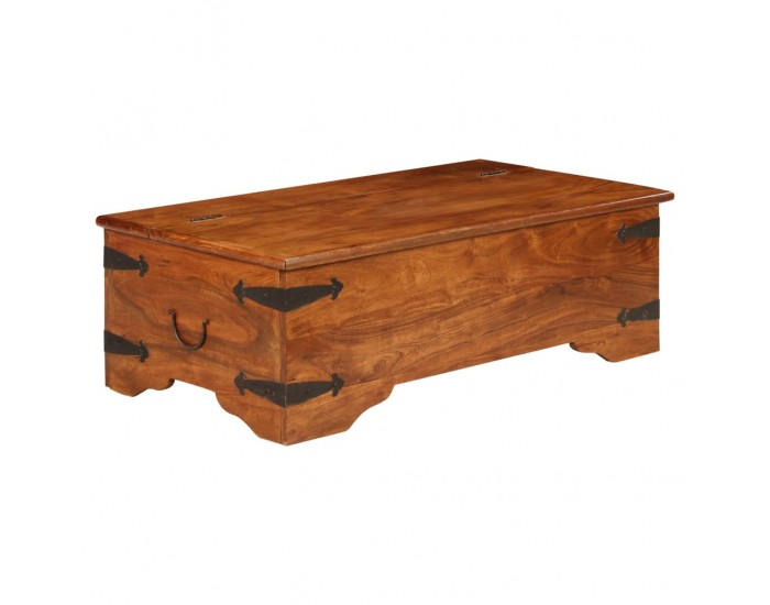 Sonata H Маса за кафе масивно акациево дърво с меден финиш 110x55x35 см