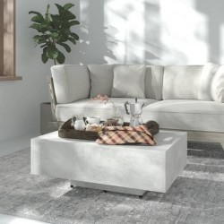 Sonata H Маса за кафе, бетонно сива, 85x55x31 см, инженерно дърво - Măsuțe de living