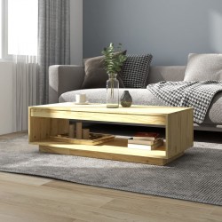 Sonata H Маса за кафе, 110x50x33,5 см, борово дърво масив - Măsuțe de living