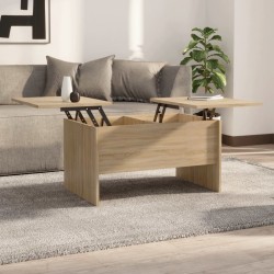 Sonata H Кафе маса, дъб сонома, 80x50x42,5 см, инженерно дърво - Măsuțe de living