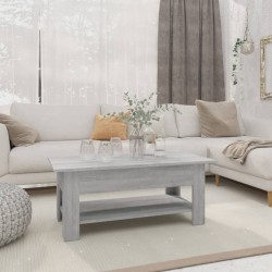 Sonata H Кафе маса, сив сонома, 102x55x42 см, инженерно дърво - Măsuțe de living