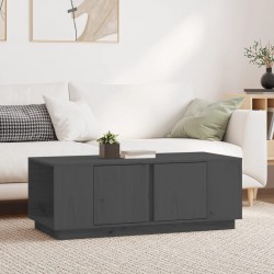 Sonata H Кафе маса, сива, 110x50x40 см, бор масив - Măsuțe de living