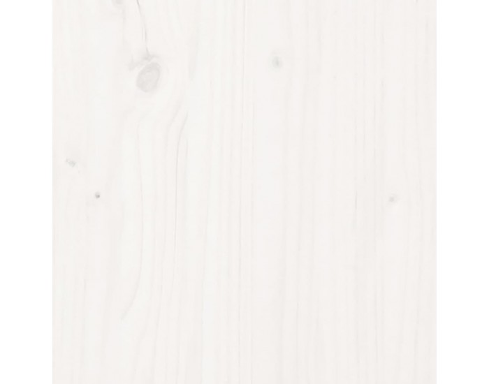Sonata H Кафе маса, бяла, 80x55x40,5 см, бор масив