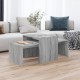 Sonata H Комплект маси за кафе сив сонома 100x48x40 см инженерно дърво
