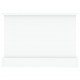 Sonata H Кафе маса, бяла, 90x50x35 см, инженерно дърво