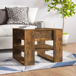 Sonata H Кафе маса, опушен дъб, 55,5x55x45 см, инженерно дърво - Măsuțe de living