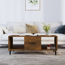 Sonata H Кафе маса, опушен дъб, 102x50x40 см, инженерно дърво - Măsuțe de living