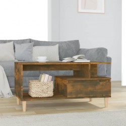 Sonata H Кафе маса, опушен дъб, 90x49x45 см, инженерно дърво - Măsuțe de living