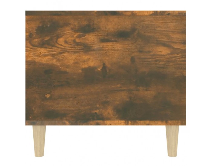 Sonata H Кафе маса, опушен дъб, 90x49x45 см, инженерно дърво