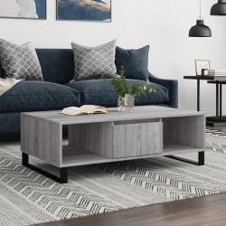 Sonata H Кафе маса, сив сонома, 104x60x35 см, инженерно дърво - Măsuțe de living