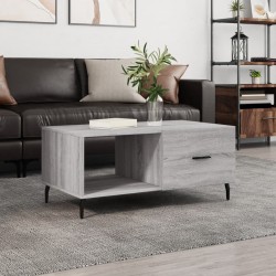 Sonata H Кафе маса, сив сонома, 90x50x40 см, инженерно дърво - Măsuțe de living