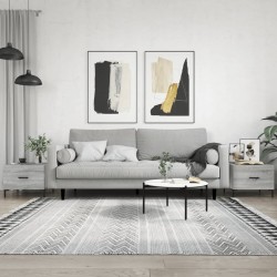 Sonata H Кафе маси, 2 бр, сив сонома, 50x50x40 см, инженерно дърво - Măsuțe de living