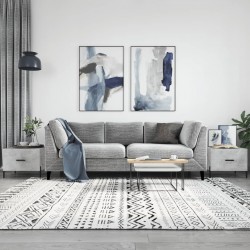 Sonata H Кафе маси, 2 бр, Бетонно сиво, 50x50x40 см, инженерно дърво - Măsuțe de living