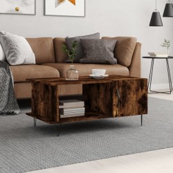 Sonata H Кафе маса, опушен дъб, 90x50x40 см, инженерно дърво - Măsuțe de living