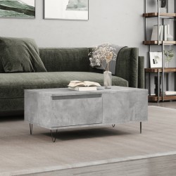 Sonata H Маса за кафе, бетонно сива, 90x50x36,5 см, инженерно дърво - Măsuțe de living