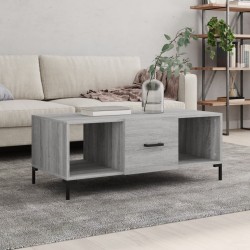 Sonata H Кафе маса, сив сонома, 102x50x40 см, инженерно дърво - Măsuțe de living
