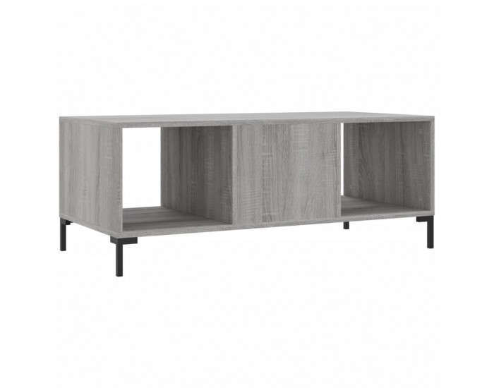 Sonata H Кафе маса, сив сонома, 102x50x40 см, инженерно дърво
