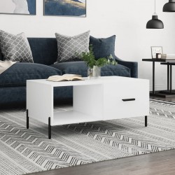 Sonata H Кафе маса, бяла, 90x50x40 см, инженерно дърво - Mese